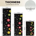 thumbnail image 4 of Black Christmas Ornament Pattern Kitchen Rugs Sets Of 3,Kitchen Runner Rugs Non Skid Washable,Decorative Kitchen Floor Mats for Kitchen,Sink,Laundry,17"x30"+ 17"x47" + 17"x59", 4 of 6