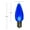 Blue, variant on C9 LED E17 Faceted Christmas Bulbs