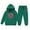 Dark Green, variant on ZHOUCHANKIDS Cute Graphic Graphic Sweatsuits Teen Girls 2 Piece Outfit 2026 Fall Preppy Hoodie and Sweatpants Tracksuit Sets Fall Winter Outfits Tops Pant Set