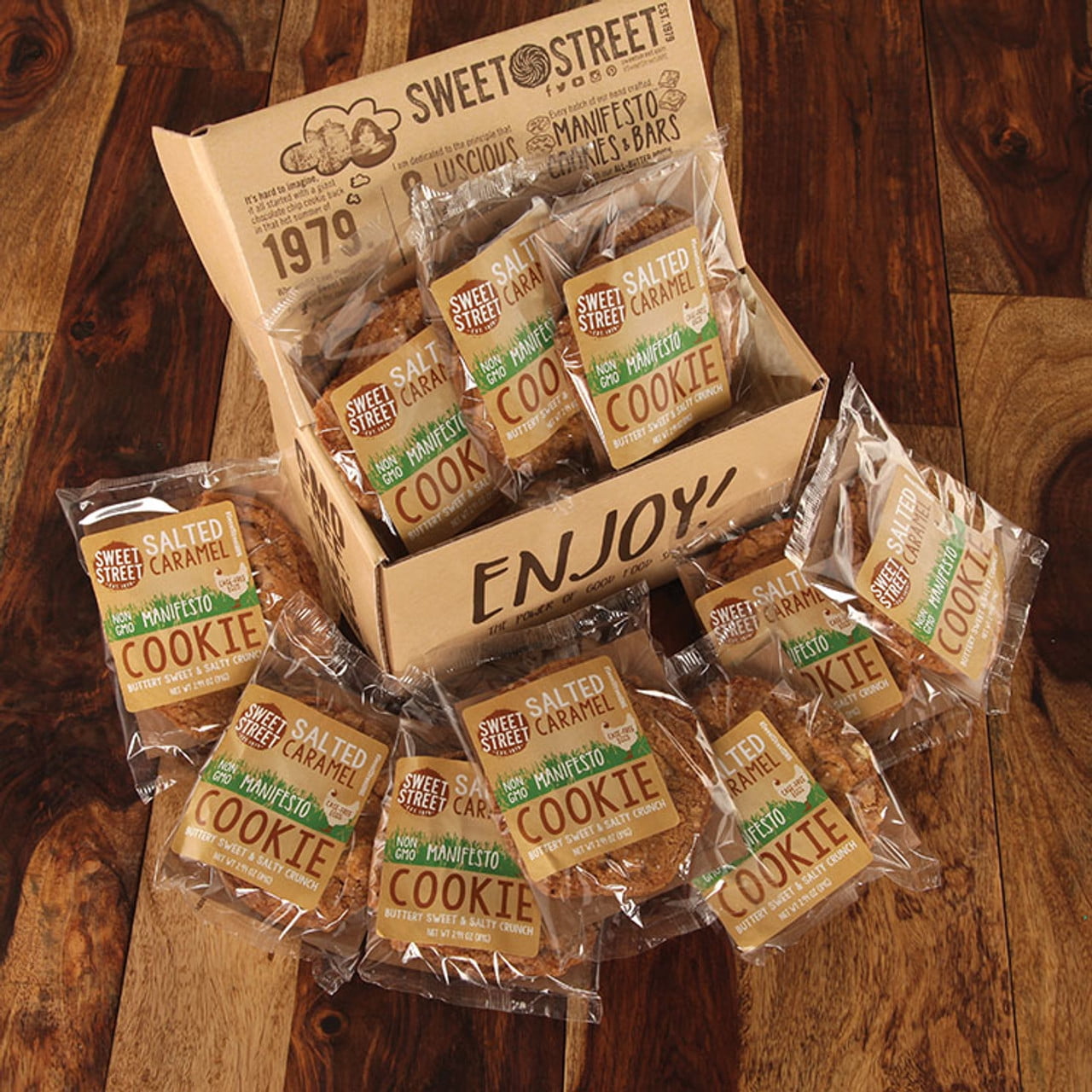 Sweet Street Individually Wrapped Salted Caramel Manifesto Cookie (8 Count)