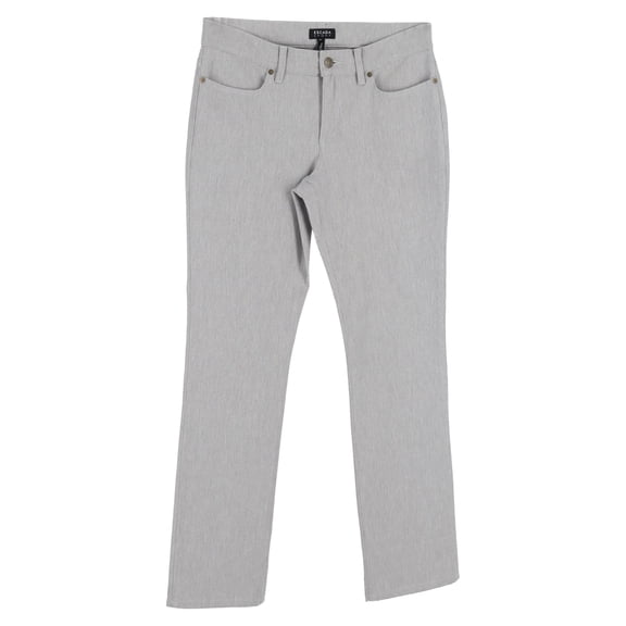 Pre-Owned Escada Straight-Leg Jeans in Grey Cotton Denim
