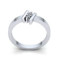 thumbnail image 3 of Genuine 0.33ct Round Cut Diamond Mens Forever Us Anniversary Engagement Ring Solid 18K Rose, White or Yellow Gold F VS1, 3 of 3