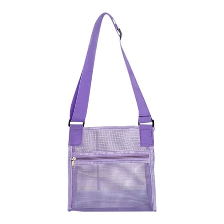 

Children s Beach Shell Tool Storage Bag Shoulder Mesh Tote Bag Beach Bag