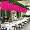 thumbnail image 7 of PMU Premium Latex Balloons - Jumbo Size Balloons for Birthdays, Wedding Parties, Baby Shower, Indoor & Outdoor Party Events & Decoration Supplies - Made in USA, 36 Inch Hot Pink, Pkg/4, 7 of 7