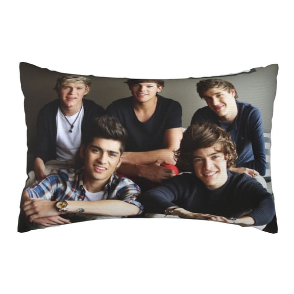 One Direction Pillowcase decoration waist pillowcase sofa bed cushion suitable for bedroom bed sleeping. 20 x 30 inch