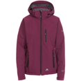 thumbnail image 1 of Trespass - Chaqueta impermeable softshell modelo Bela II para mujer (Vino), 1 of 2