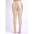 thumbnail image 6 of Ofenti Shiny Leggings for Women High-Waist Neon Tights for Parties & Raves, Small Nude, 6 of 8
