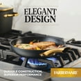 thumbnail image 5 of Farberware Forged Induction 10 Inch Ceramic Nonstick Frying Pan, Dishwasher Safe and Oven Safe to 500°F, Black, 5 of 13
