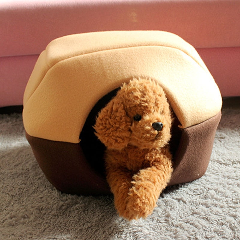 New Winter Cat Dog Bed House Foldable Soft Warm Animal Puppy Cave Sleeping Mat Pad Nest Kennel Pet Supplies
