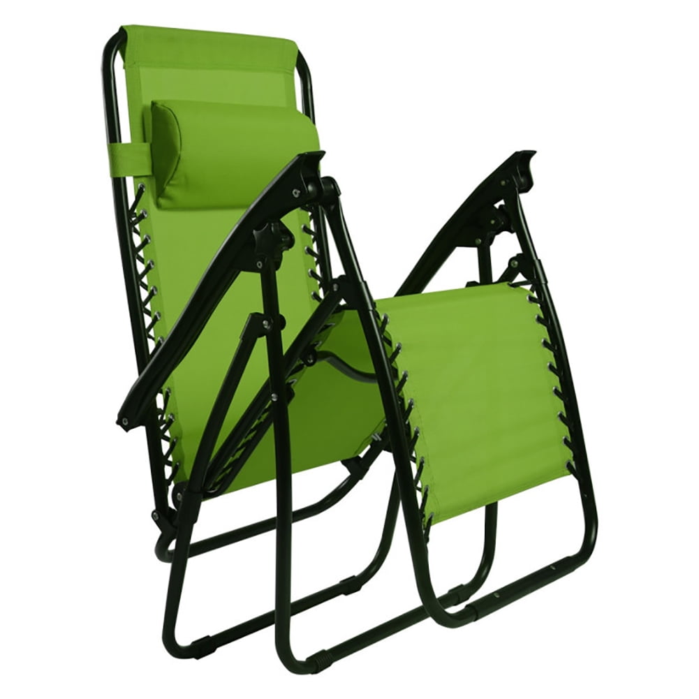 Aimee Lii Outdoor Folding Zero Gravity Reclining Lounge Chair, Folding Patio Chairs, Green Aimee Lii Outdoor Folding Zero Gravity Reclining Lounge Chair, Folding Patio Chairs, Green