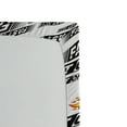 thumbnail image 3 of Ambesonne Emoji Fitted Sheet, Racing Formula Smiling Face, Twin XL Size, Black White and Mustard, 3 of 3
