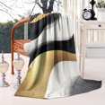 thumbnail image 2 of Black White Marble Gold Wave Pattern Blanket,Comfortable Soft Flannel Throw Blanket,All Season,Warm Lightweight Blankets for Sofa Bed Couch Living Room Chair,60"x80", 2 of 4