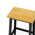 thumbnail image 6 of Harper & Bright Designs Tall Counter Stools Set of 2, Wood Bar Stools for Dining Room, Black, 6 of 7
