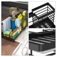 thumbnail image 4 of Organizador de fregadero de cocina con bandeja de drenaje y estropajo de esponja., 4 of 7