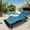 Green, variant on Outdoor Lounge Cushion Patio Chaise Replacement 71 x 20 Inch Rocking Cushion for Furniture Sofa Non Slip Beach Pool Recliner Sunbathing Chair Pads with Headrest