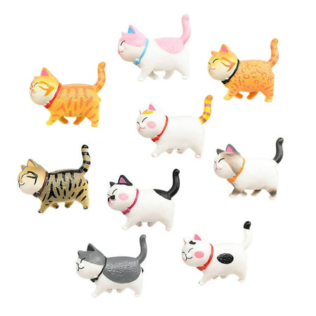 

BESTHUA Cat Refrigerator Magnets 9-PCS - 3D Cute Drop-proof Fridge Stickers | Indoor Decoration for Kitchen Whiteboard Map Calendar Notes Office