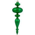 thumbnail image 4 of Shatterproof Commercial Size Finial Christmas Ornaments - 14" - Green - Set of 4, 4 of 7