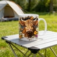thumbnail image 3 of Ceramic Coffee Mug With Adorable Animal Print, Premium Heat Retaining Ceramic Construction And Ample 400Ml Capacity For Morning Coffee Tea And Hot Cocoa 15X10Cm 0.88Lb, 3 of 6