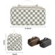 thumbnail image 2 of Makeup Bag, PU Travel Cosmetic Bag Large Capacity Cosmetic Case Portable Zipper Toiletry Bag with Dividers and Handle for Women Girls (Black), 2 of 5
