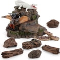 thumbnail image 3 of Piedra de Roca Modelo de Apoyo Accesorios de de Arena Adorno de Acuario, 3 of 9