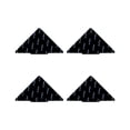 thumbnail image 1 of Leodye 4PCS Reusable Carpet Anti-Curl Holders Non-slip Home Living Room Bedroom Rug Tile Floor Fixing Tape -3.94x3.94in, 1 of 6
