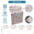 thumbnail image 6 of Christmas Snowflakes Table Runner 72 Inches, Red Yellow Gray Winter Snowy Bed Runner Dresser Scarves Tabletop for Indoor Outdoor Parties/Ceremony/Banquet, 13" x 72", 6 of 8