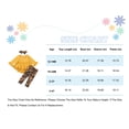thumbnail image 2 of KIMI BEAR Toddler Girls Outfits 2T Infant Girl Fall Winter Outfits 3T Infant Girl Classic Long Sleeve Peplum Tops + Leopards Prints Pipe Straight Pants + Headband 3PCS Set Yellow, 2 of 8