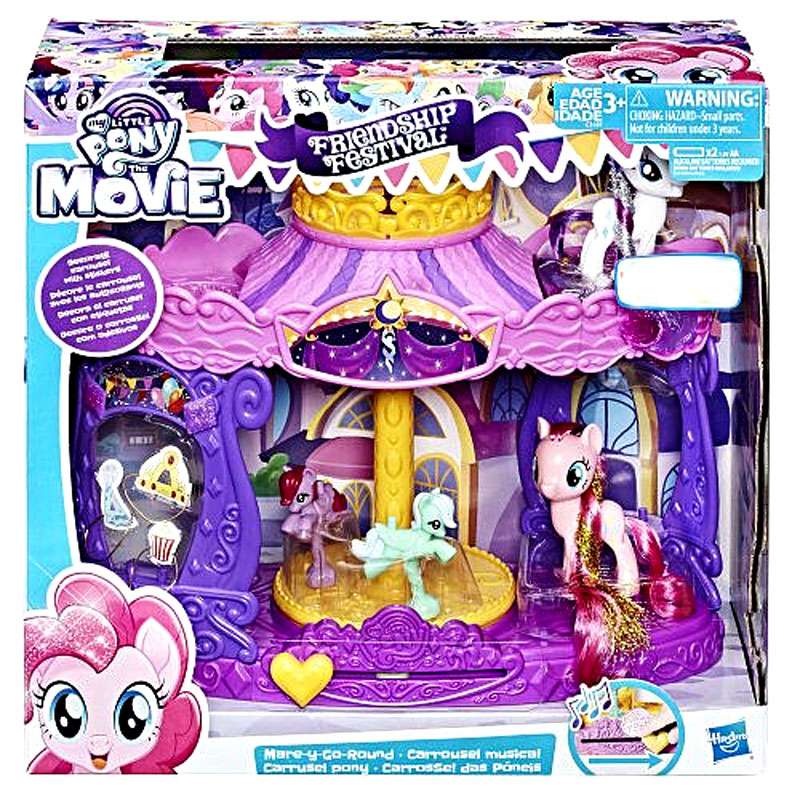 huren Onmogelijk Boom Hasbro My Little Pony Friendship Festival Mare-Y-Go-Round Carousel Musical  Action Figure Set, 9 Pieces - Walmart.com