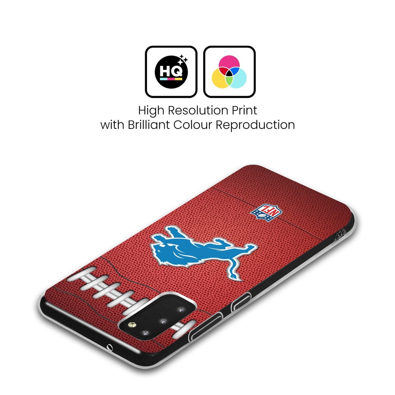 Head Case Designs NFL Detroit Lions Graphics Football Soft Gel Case for Samsung Galaxy S24 5G
