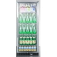 thumbnail image 2 of SCR1156 24 Commercially Approved Beverage Center with 11 cu. ft. Capacity  4 Chrome Wire Adjustable Shelves  Automatic Defrost  Double Pane Tempered Glass Door  and Lock  in Stainless Steel", 2 of 3