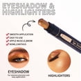 thumbnail image 6 of Multicolor Cream Highlighter Eyeshadow Set, Contouring and Highlighting Eyeshadow Stick, Long-Lasting Color, Waterproof and Smudge-Proof, Easy to Apply, Makeup Crayon Kit for Date Party Use, 6 of 7