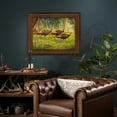 thumbnail image 2 of "Bottomland Bachelors" Wild Turkey Canvas Art Print with Signed Mossy Oak Turkey Stamp, 2 of 5