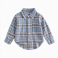 thumbnail image 4 of WXFAZCVU Baby Boy Clothes Plaid Flannel Shirt Toddler Button Down Jacket Coat Fall Outfits Size 12-18 Months, 4 of 4