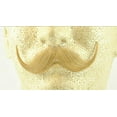 thumbnail image 1 of Blonde Handlebar Moustache 100% Human Hair Handle Bar Costume Accessory, 1 of 1
