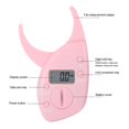 thumbnail image 4 of Garosa Pink Body Fat Monitors Portable Digital Skinfold Measurement Tester Measuring Caliper, Body Measuring Caliper, Body Fat Caliper, 4 of 9
