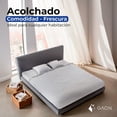thumbnail image 2 of Juego de Edredón y Sábanas Queen Size Set de 6 Piezas Gaon Elegante Ultrasuave Blanco, 2 of 5