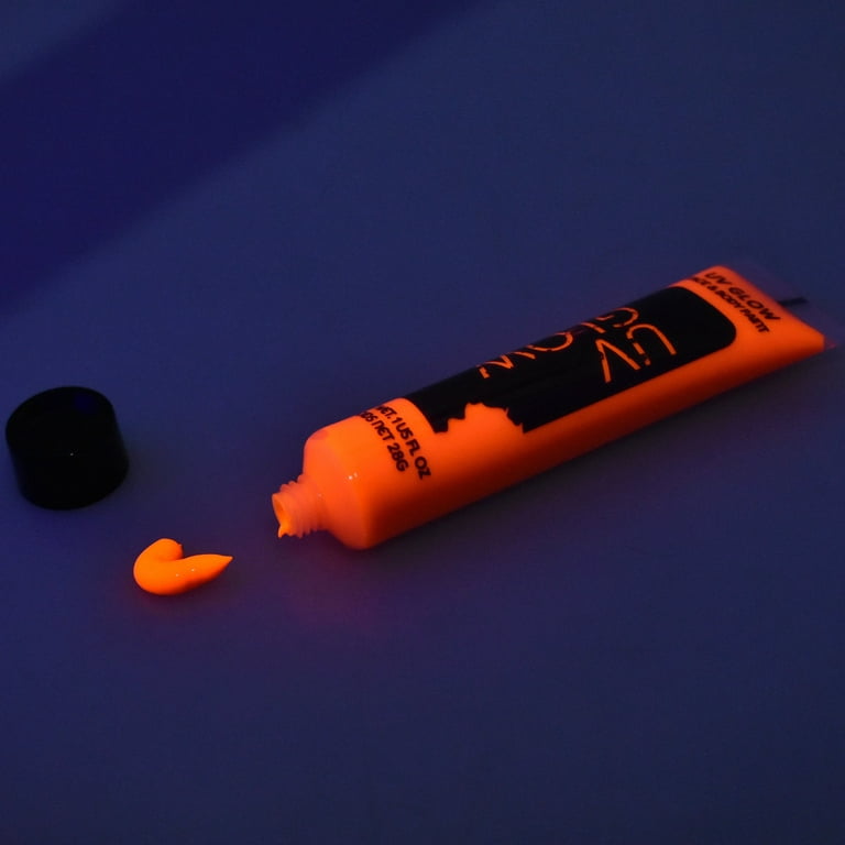 1/8 Orange Glow in the Dark Acrylic