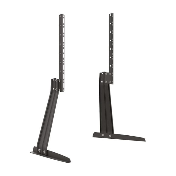 Barkan 32-70 inch Fixed Flat/Curved TV Mount Tabletop Stand Legs Base 110 lbs Black Fits All VESA Anti-Scratch 3 Year Warranty, (S40)
