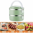 thumbnail image 3 of Termo para Comida Caliente, Isme 1400ml Caja de Comida Caliente de Acero Inoxidable con Asa, Recipiente de Comida Isme para Caja de Comida Caliente para, Escuela, Oficina, Camping, Doble Capa, 3 of 5