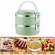 thumbnail image 3 of Termo para Comida Caliente, Isme 1400ml Caja de Comida Caliente de Acero Inoxidable con Asa, Recipiente de Comida Isme para Caja de Comida Caliente para, Escuela, Oficina, Camping, Doble Capa, 3 of 5