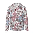 thumbnail image 1 of Vsdgher Sweat à Capuche Imprimé Floral Abstrait pour Hommes Femmes, Manches Longues Protection Solaire Pêche Course Natation-TTG, 1 of 7