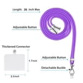 thumbnail image 4 of Allytechgroup Compatible with iPhone 16 Pro Max Case with Lanyard, Slim Lightweight Shockproof Bumper Phone Case for iPhone 16 Pro Max for Wome Girls, Purple, 4 of 7