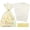 Gold Star, variant on 100Pcs 6×10 Inch Gold Star Print Cellophane Bags with 100 Twist Ties, Packaging for Candies, Cookies, Chocolate, Bakery, Desserts & Party Favors