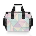 thumbnail image 7 of FORMRS Insulated Cooler Bag 24 Cans Capacity Soft Leakproof Lunch Box with Side Pockets, Purple Geometric, 7 of 7
