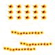 thumbnail image 1 of OULII 1Jgo Accesorio Floral Girasol Amarillo Para Peinados Con Horquillas Y, 1 of 7