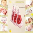 thumbnail image 3 of GZHJMY Love Kiss Sexy Lips Baby Muslin Wash cloths Face Towels, Sweet Heart Red Burp Cloths Cotton Wipes 3 Pack Infant Wash Cloth for Newborn Boys Girls 12x12 inches, 3 of 7