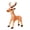 standing-11.8in/30cm, variant on Sika Deer Stuffed Animals Toy,Lifelike Brown Deer Plush Toy,Imaginative Play Plush Doll Gift for Friend