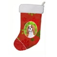 thumbnail image 1 of Carolines Treasures SC9434-CS 11 x 18 Po. Cavalier Spaniel Flocons de Neige Rouges et Verts Bas de Noël, 1 of 2
