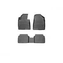 WeatherTech Custom Fit FloorLiners compatible with 2013-2017 Hyundai Elantra GT - 1st & 2nd Row, Black