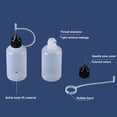 thumbnail image 2 of Vogacara 5 unids/lote, caja de almacenamiento de botellas de plástico práctica de presión precisa, buen sellado, jarrones de gran capacidad, papel DIY Juguetes de construcción Negro 10ml Vogacara FN010725-06, 2 of 6